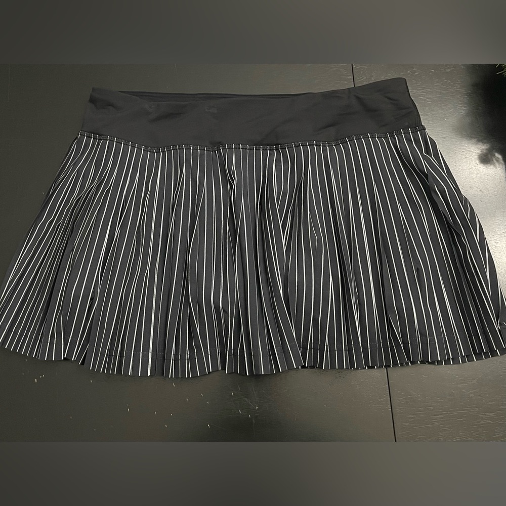 Lululemon Pleat To Street Striped Tennis Skirt - Size 10, 14” Long